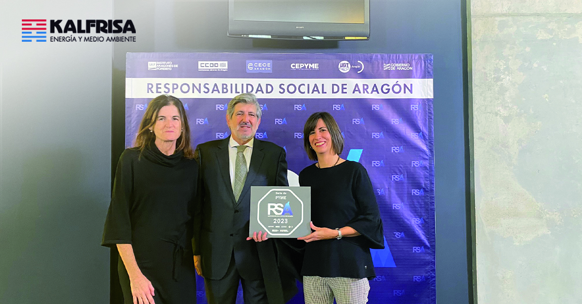 Kalfrisa recoge el sello Responsabilidad Social de Aragón 2023