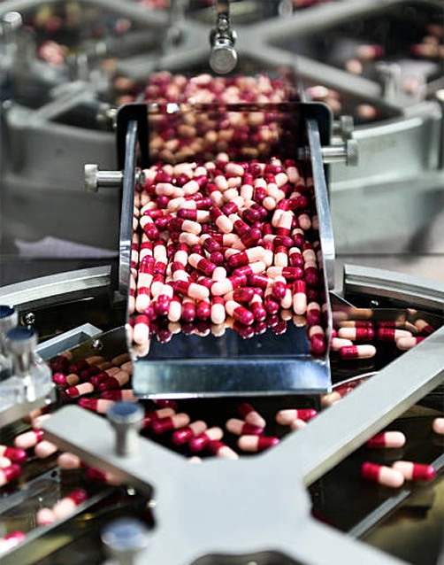 Soluciones Kalfrisa para control de emisiones y gestión de residuos farmacéuticos.